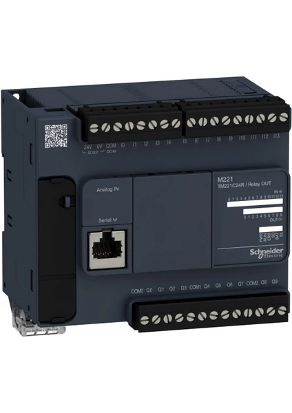 TM221C24R M221 PLC, 14 DI, 10 DO Relay